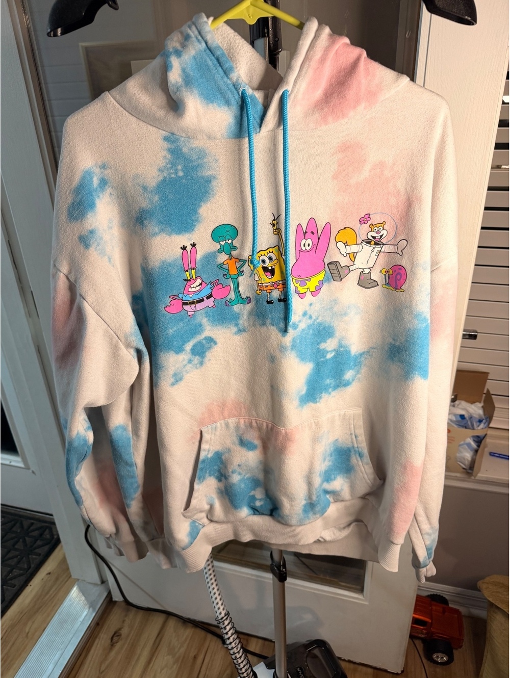 SpongeBob SquarePants pastel tie dye sherpa hoodie
